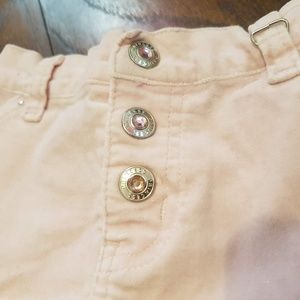 Light Pink Suede Disney Princess Skirt